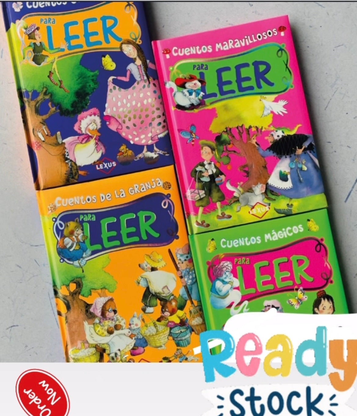 Combo Cuentos leer X4