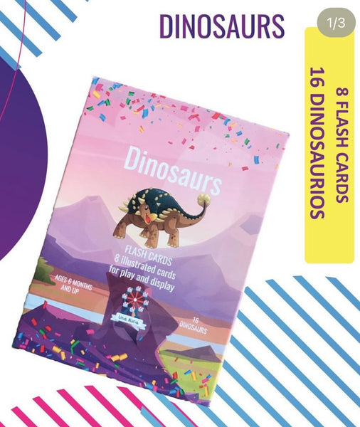 FLASHCARDS DINOS